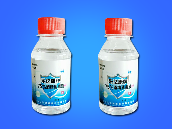 乐亿康75%酒精消毒液 100ml